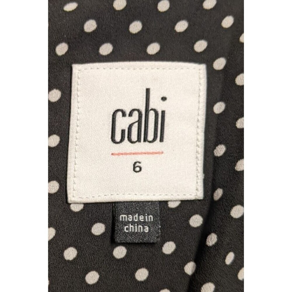 Wmn's Cabi #3787 Crossover Cami in Skin Stripe Animal Print Wrap Style Blouse 6 - Picture 8 of 11